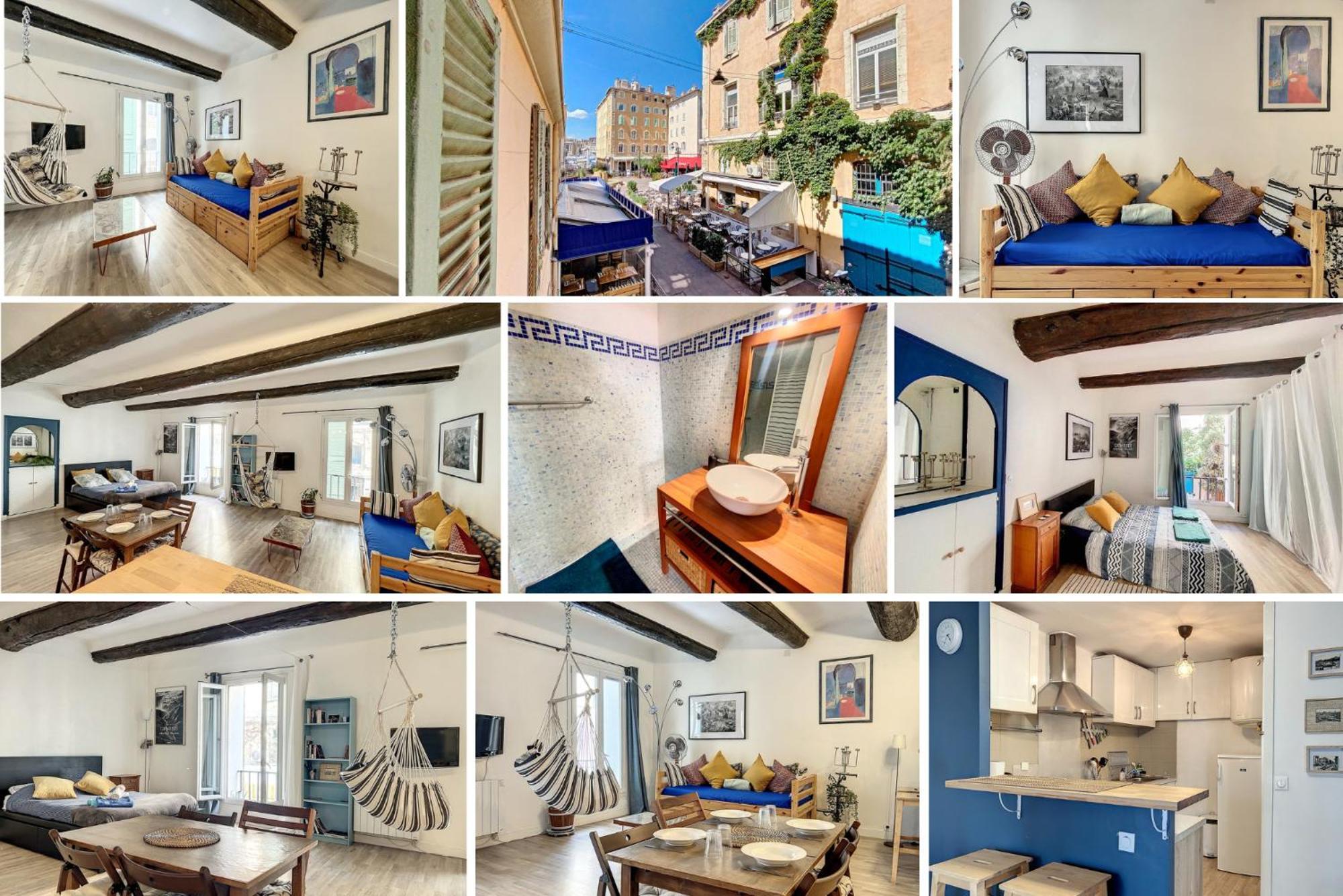 马赛Hyper Centre Vieux Port - Loft - Les Freres De La Loc'公寓 外观 照片